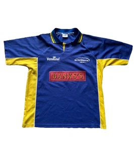 Derbyshire Scorpions Cricket Shirt Large Vintage Banks’s Blue - Bild 1 von 8