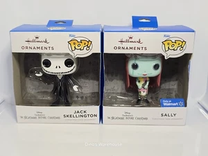 Hallmark Funko Pop 2022 Ornaments Sally & Jack Skellington Set Nightmare NBC Neu - Bild 1 von 6