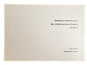 Karlheinz Stockhausen Nr. 3 Elektronische Studien Studie II - Partitur - Bild 1 von 6
