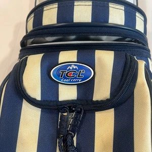 TCL Travelers Club Cream Cool Carry Insulated Cooler Vintage - Picture 1 of 8