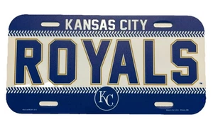 Damaged Kansas City Royals License Plate Car Truck SUV Tag MLB Baseball USA - Picture 1 of 2