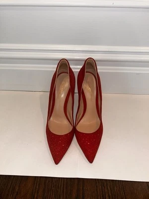 Zapatos de salón Gianvito Rossi rojo gamuza cristal para mujer talla 37 (7) ¡Sin caja! Foto 1 de 4