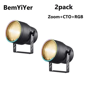 2pack 200W LED Par Zoom CTO blinder light RGB for dj party DMX stage lighting - Picture 1 of 8