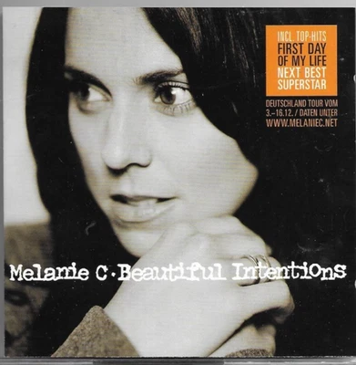 MELANIE C (Spice Girls) - BEAUTIFUL INTENTIONS - German Import - Enhanced CD Foto 1 de 2