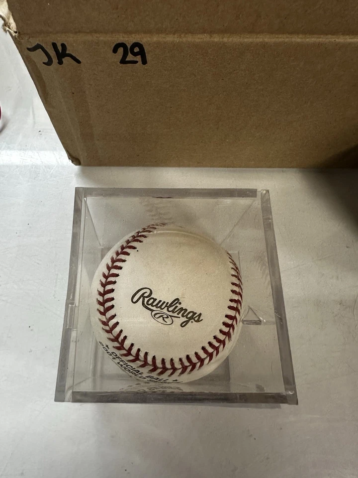 2001 Official MLB World Series Baseball - Image 1 of 4