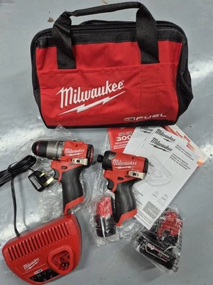 Milwaukee (3497-22) M12 FUEL Impact And Drill Driver Kit - NEW UNUSED.! - Image 1 of 4