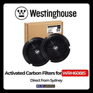 2Pack Rangehood Filter Twin Pack for Westinghouse WRH608IS 60cm Slide-Out Hood - Picture 1 of 7