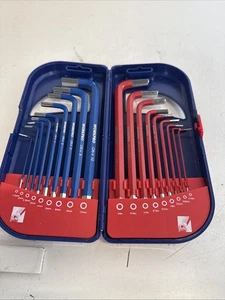WORKPRO 18Pc Hex Key Set Metric/Imperial,Combined Long Arm Hexagon Key Set - Picture 1 of 5