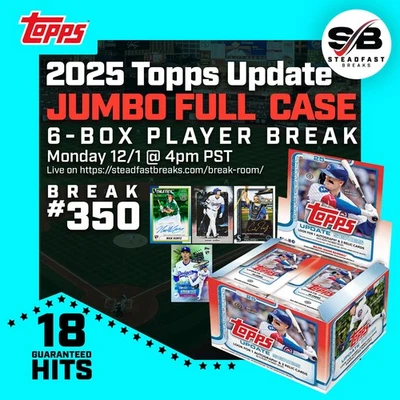 Alex Rodriguez NYY 2025 Topps Update JUMBO FULL CASE Player Break #350 - Image 1 of 3