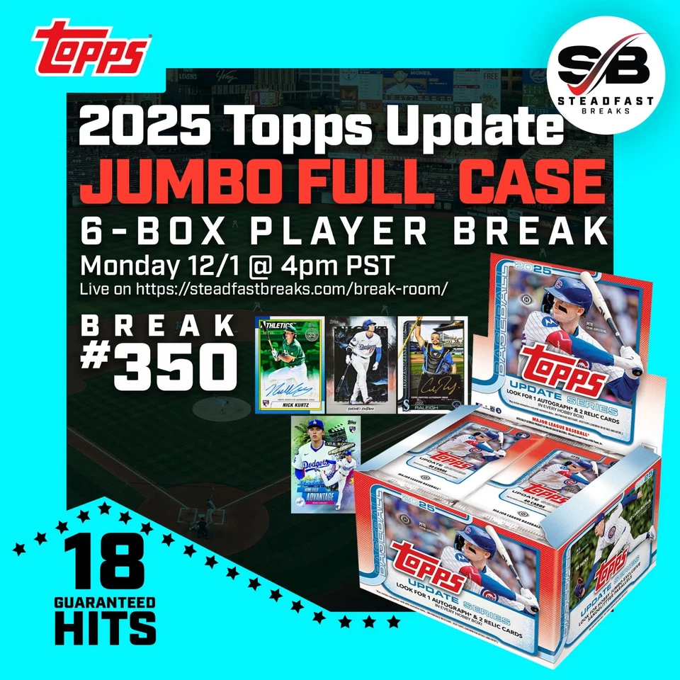 Ryan Howard PHI 2025 Topps Update JUMBO FULL CASE Player Break #350 - Image 1 of 3