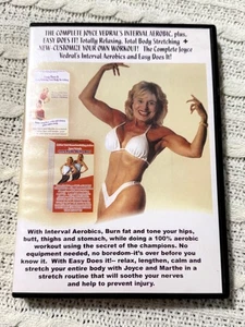 Joyce Vedral DVD Complete Interval Aerobic & Easy Does It! Total Body Stretch - Picture 1 of 3
