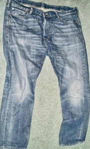 Denim & Supply Ralph Lauren Straight 40 x 30 Light Wash Jeans Button Fly - Bild 1 von 8