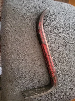 Vintage F-2 Porter Ferguson Auto Body Spoon Dolly Curved Bump Hammer 13" Red - Image 1 of 4
