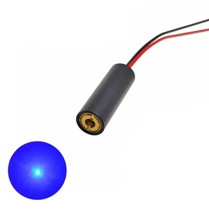 Lampada di posizionamento modulo laser blu puro punto 450nm 5mW 10mW 30mW lampada atmosfera - Foto 1 di 7