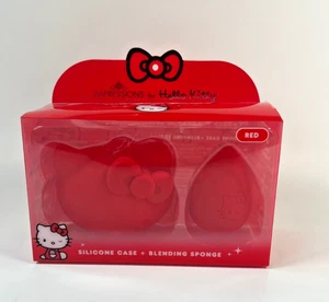 Nuevas Impresiones x Estuche de Silicona Sanrio Hello Kitty + Mezcla Esponja Roja - Imagen 1 de 5