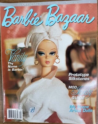 Barbie Bazaar Magazine April 2004 - Prototype Silkstones, Mod Jewelry Guide, Van - Image 1 of 2