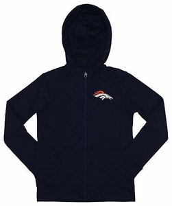 Outerstuff NFL Youth/Kids Denver Broncos Performance Full Zip Hoodie - Picture 1 of 8