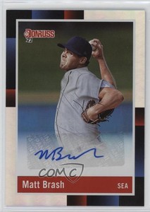 2022 Panini Donruss Retro 1988 Signatures Holo Matt Brash Rookie Auto RC