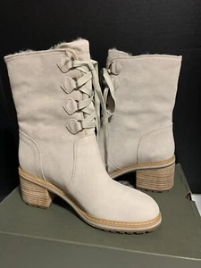 Timberland Women's Sienna High Waterproof Mid Boot Light Taupe size 9M OA297N - Picture 1 of 8