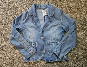Girls Y2k No Boundaries Jean Jacket sz 7/8 - Picture 1 of 4