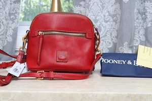 Dooney & Bourke - Florentine Leather Domed Crossbody - Cherry Red - inc Dust Bag - Bild 1 von 8