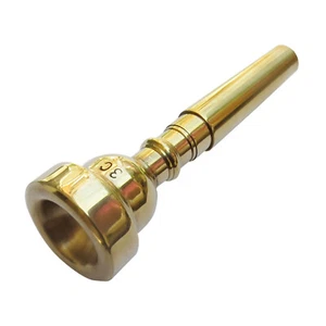 3C/5C/7C Brass Trumpet Mouthpiece Small Mouth for Bach Gold Coated w/ Rich Tone - Picture 1 of 21