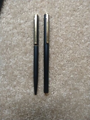 Pluma Estilográfica y Bolígrafo Elysee Dynamic 70 Line Metal Negro Nueva Foto 1 de 4