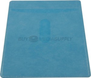 Non woven Blue Color Plastic Sleeve CD/DVD Double-sided Lot