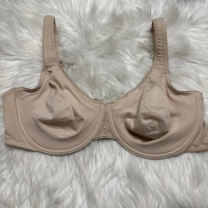 Vanity Fair 42C Beige 75-094 Soft Cup Underwire Bra Adjustable - Picture 1 of 7