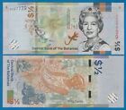 Bahamy 1/2 dolara P 76Aa Nowy 2019 UNC Pół dolara (P 76 A a) Królowa Elżbieta II