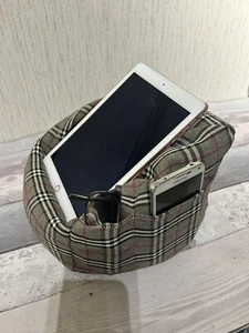 iPad ProStand With Pocket  Tablet stand kindle cushion holder His Her Gift - Picture 1 of 8