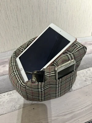 iPad ProStand With Pocket  Tablet stand kindle cushion holder His Her Gift - Image 1 of 4