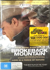 Brokeback Mountain Brand New Sealed DVD Heath Ledger Anne Hathaway Region 4 - Picture 1 of 3