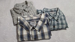 Tre pantaloncini da lavoro Carhartt uomo XXL 2XL manica corta con bottoni a quadri **LEGGI** - Foto 1 di 18