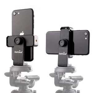 DaVoice Tripod Phone Mount Adapter, 360 Rotating Holder, Compatible with iPho... - Picture 1 of 9