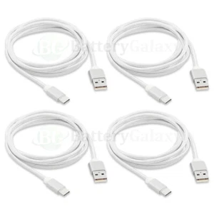 6/10 FT Braided Type-C Fast Charging Cable USB-C Rapid Cord Power Charger Charge - Picture 1 of 23
