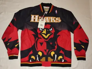 NEW SICK Mitchell & Ness Atlanta Hawks Authentic Jacket Mens XXL 2XL NEW 95-96 - Picture 1 of 5