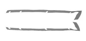 Fits Jeep JK Wrangler  Replaces OE 68005015AC, 68005014AC Tops Hardtop Seals  KD - Picture 1 of 1