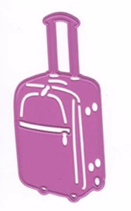 Vacation Travel Suitcase Bag Die Craft Die Cutting Die Joy! Crafts 6002/0281 New - Picture 1 of 3