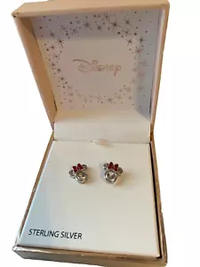 Minnie Mouse Sterling Silver Earring set - Picture 1 of 6