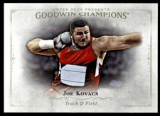 2016 Goodwin Champions 82 Joe Kovacs Track & Field Card