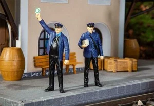331506 Pola G 1:22,5, Miniaturfiguren 2 Schaffner, Modelleisenbahn, GMK - Bild 1 von 1