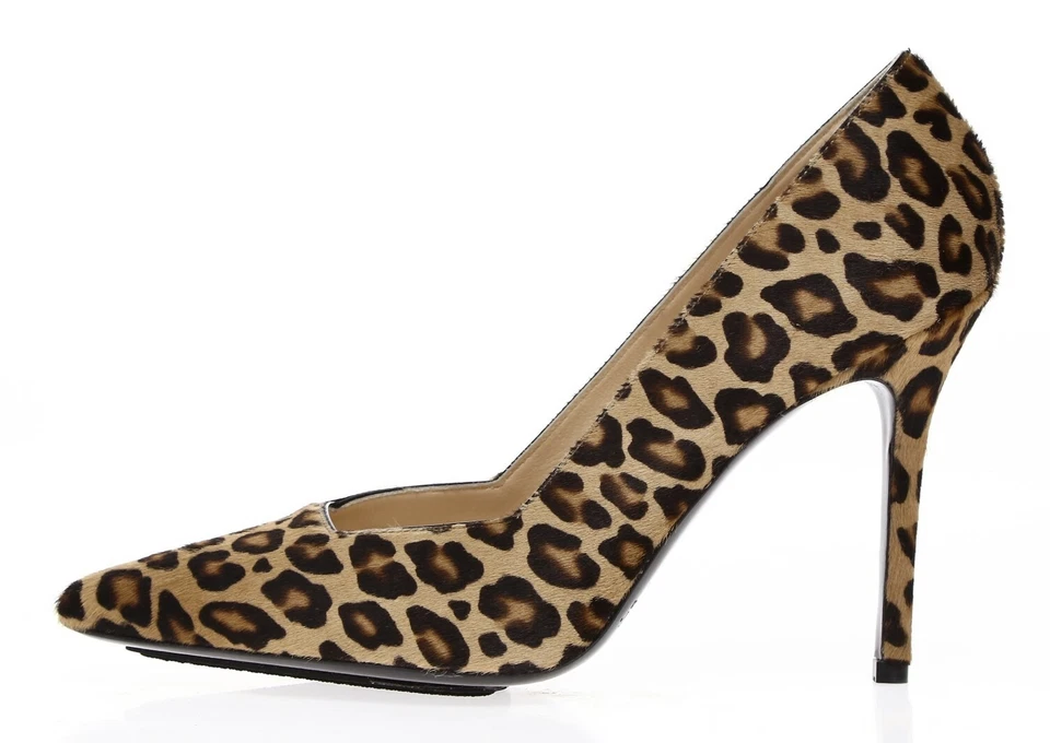 Zapatos de salón de cuero con estampado de leopardo APERLAI para mujer talla 36 Foto 1 de 4