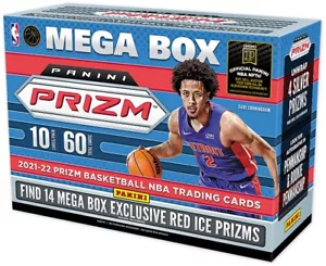 New Sealed 2021-22 Panini Prizm NBA BASKETBALL Mega Box Ships Immediately - Picture 1 of 1