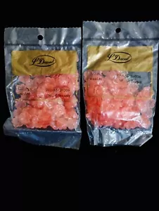 Melon Flower Beads Resin Lot Jewelry Making Crafts New In Packs Germany Made Lot - Picture 1 of 4