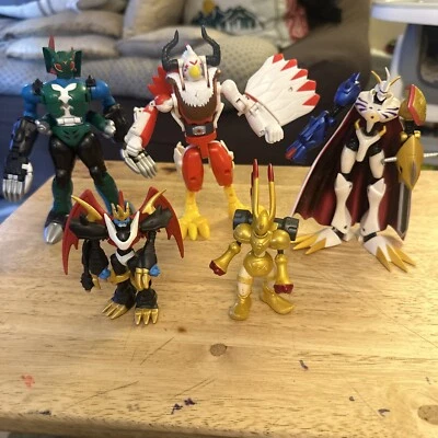 Bandai Digimon Figure Lot Of 5 - Image 1 of 4