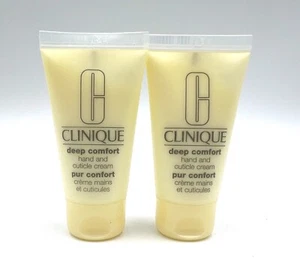 2Pcs: Clinique Deep Comfort Hand and Cuticle Cream 30ml*2=60ml / 2.0 oz total - Picture 1 of 4
