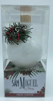 San Miguel Fragrance Diffuser Fresh Juniper Scent 1.4 fl oz White Bottle - Image 1 of 4