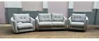 G Plan Vintage Nancy In FIZZLE SODA Fabric 2 Seater Sofa & 2  Large Armchairs