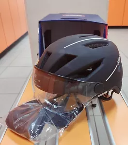 Helm ABUS Pedelec 2.0 ACE velvet black matt NEU Licht, Regenhaube, Ohrenschützer - Bild 1 von 5